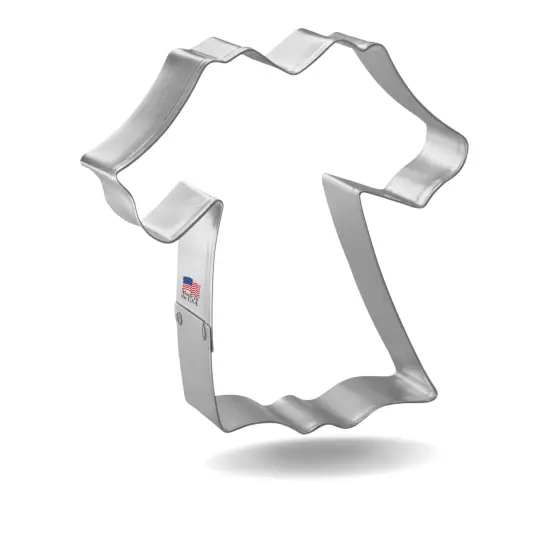 Gown Cookie Cutter 4", CookieCutter.com, Tin Plated Steel, Handmade in the USA {1}