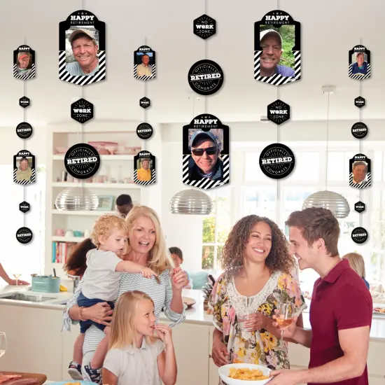 Big Dot of Happiness Happy Retirement - Retirement Party Vertical Photo Garland 35 Pieces {7}