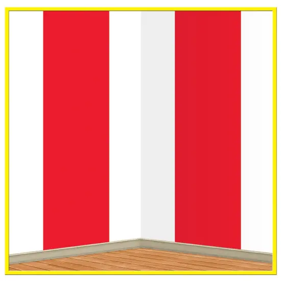 Red & White Stripes Backdrop (Pack of 6) {1}