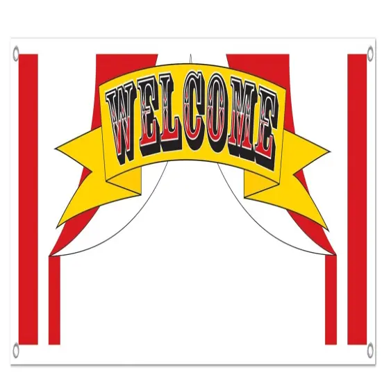 Welcome Sign Banner (Pack of 12) {1}
