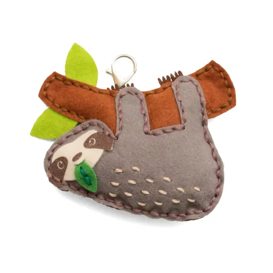 Colorbok Sew Cute! Felt Keychain-Sloth {2}