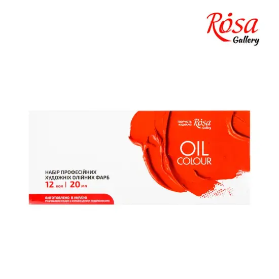 Oil paint set 12*20 ml/0.68oz, ROSA Gallery {2}