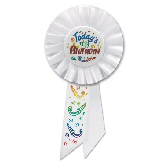 Today's My Birthday Rosette (Pack of 6) {1}