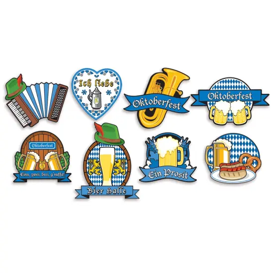 Oktoberfest Cutouts, (Pack Of 12) {1}