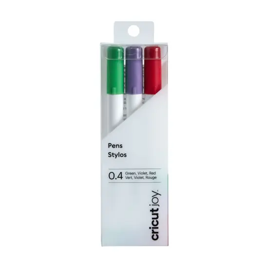 Cricut Joy Fine Point Pens, 0.4 mm (3) Red, Green, Violet {1}