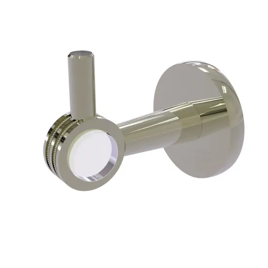Clearview Collection Robe Hook With Dotted Accents - Polished Nickel {1}