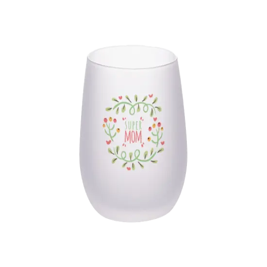 17oz Stemless Wine Glass (Frosted) {3}