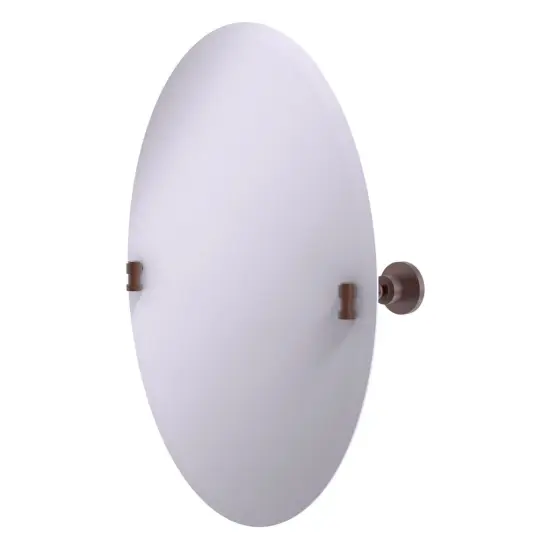 Frameless Oval Tilt Mirror With Beveled Edge - Ws-91-Ca {1}