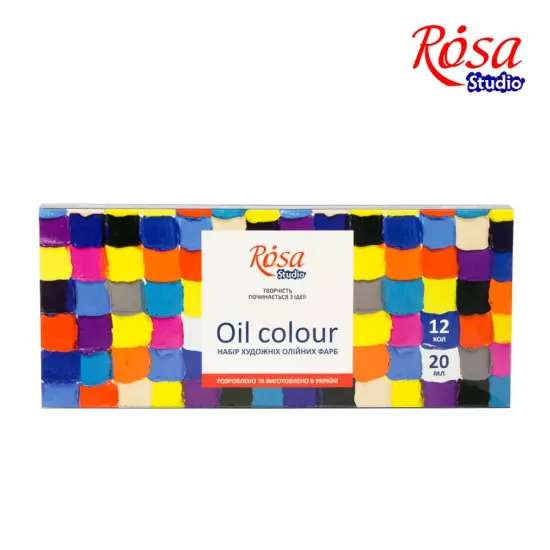 Oil paint set 12*20 ml/0.68oz, ROSA Studio {2}