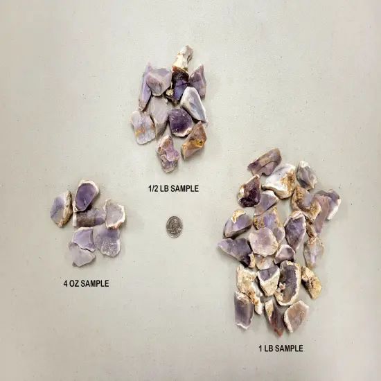 Natural Purple Agate from Mexico - Bulk Rough Stones {4}