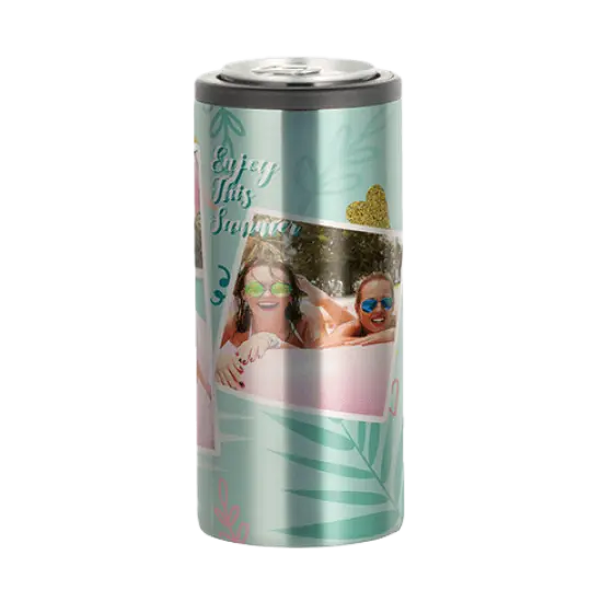 12oz Stainless Steel - Skinny Can Cooler {2}