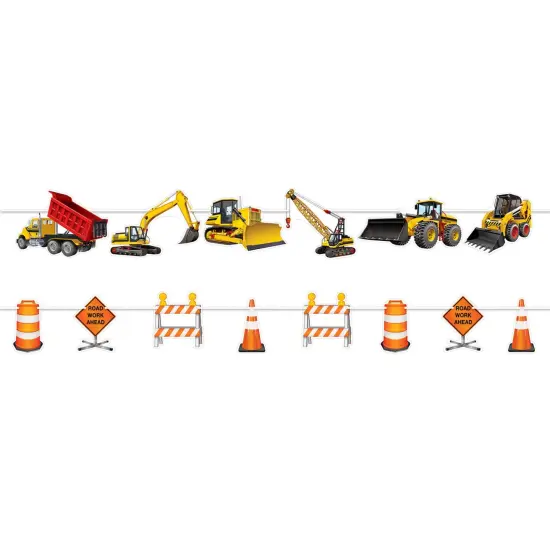 Construction Streamer Set, (Pack of 12) {1}