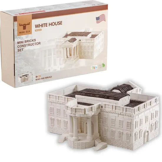 Mini Bricks Construction Set - White House {1}
