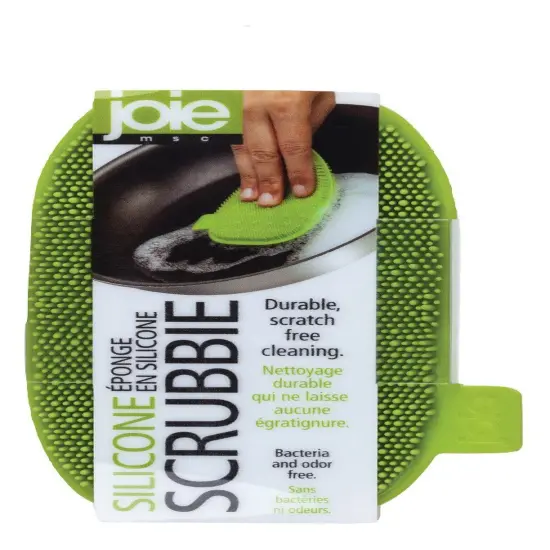 Joie Scratch-Free Antibacterial Odor-Free Flexible Silicone Kitchen Dish Scrubbie 2-pack {2}