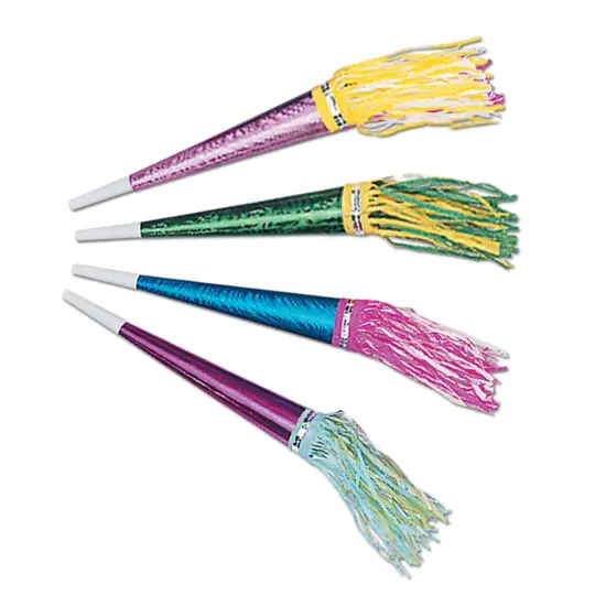 Foil Horns w/Tassel (Pack of 100) {1}
