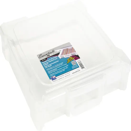 ArtBin Essentials Box W/Handle-12"X12" Translucent {2}