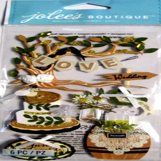 Jolee's Boutique Outdoor Wedding Dimensional Stickers {1}