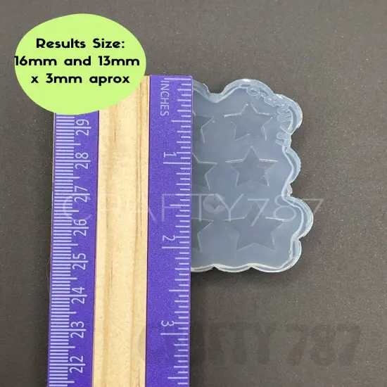 Star Studs Silicone Mold {2}