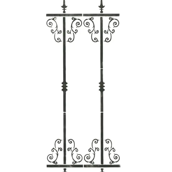 Iron Fencing Wall Stencil | 2914 by Designer Stencils | Pattern Stencils | {2}