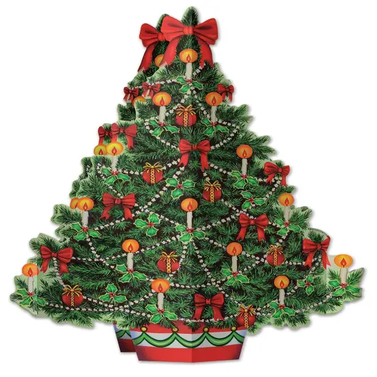 3-D Christmas Tree Centerpiece (Pack of 12) {1}