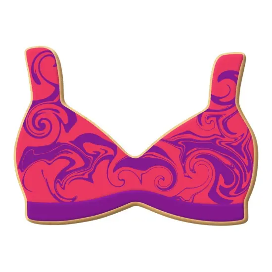 Bikini Top Cookie Cutter 3.75 in, CookieCutter.com, Tin Plated Steel, Handmade in the USA {3}