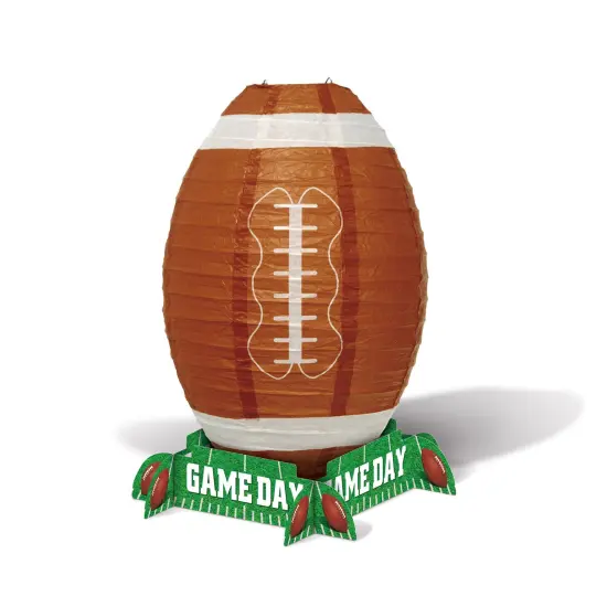 Game Day Football Lantern Centerpiece, (Pack of 12) {1}
