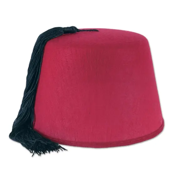 Felt Fez Hat (Pack of 12) {1}