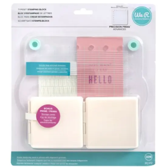 TOOL - WR - PRECISION PRESS ADVANCED - TYPESET STAMPING BLOCK (339 PIECE) 660526 {4}
