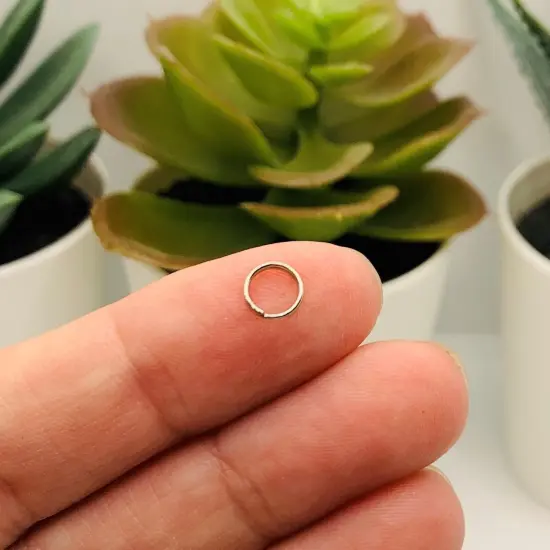 100, 500 or 1,000 Pieces: 6 mm Rhodium Silver Split Double Jump Rings {3}