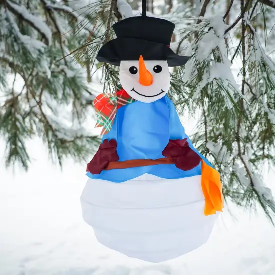 In the Breeze Snowman Wind Friend 3D Windsock {2}