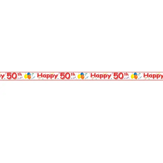 Happy50thBirthday Party Tape (Pack of 12) {1}