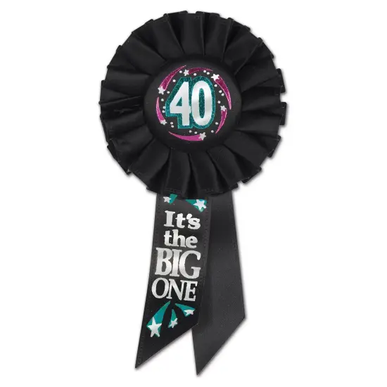 40 It's The Big One Rosette (Pack of 6) {1}