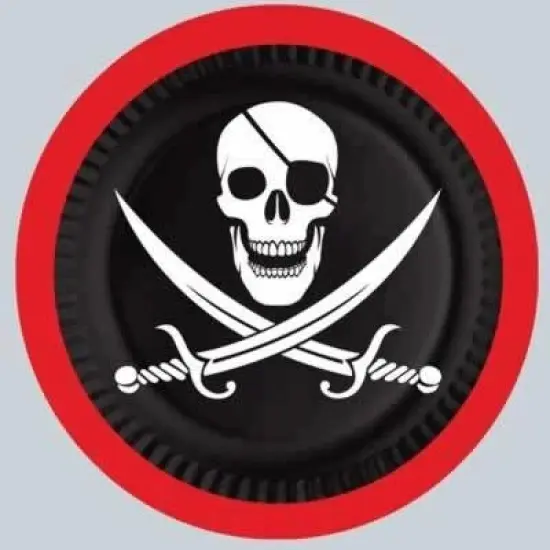 Pirate Plates (Pack of 12) {1}