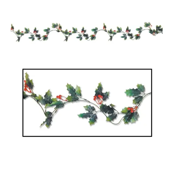 Holly & Berry Garland (Pack of 12) {1}