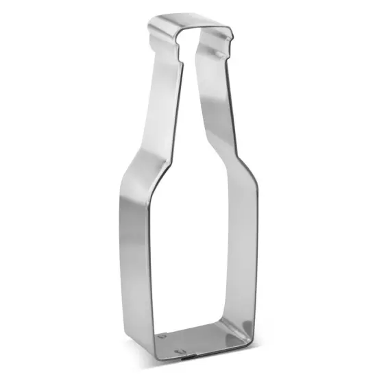 Bottle Cookie Cutter 4.5 in, CookieCutter.com, Tin Plated Steel, Handmade in the USA {1}