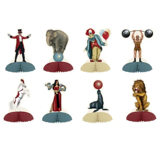 Vintage Circus Mini Centerpieces, (Pack of 12) {1}