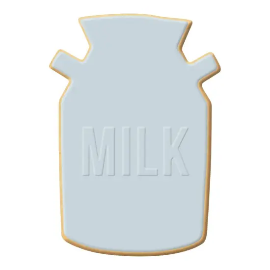 Farmhouse Milk Jug Cookie Cutter 3.75 in, CookieCutter.com, Tin Plated Steel, Handmade in the USA {3}