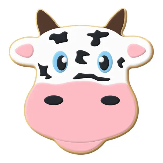 Mini Cow Face Cookie Cutter 1.5 in M181, CookieCutter.com, Tin Plated Steel, Handmade in the USA {2}