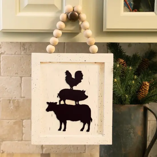 10 in. Unfinished Laser Stacked Animals {4}