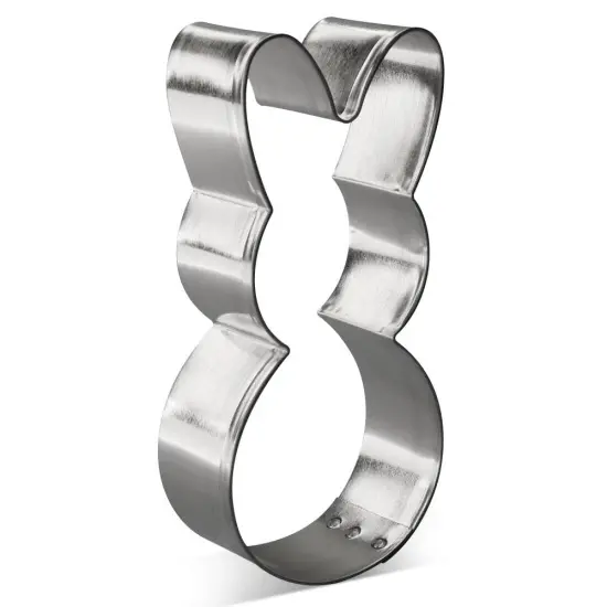 Easter Bunny Body Cookie Cutter 4.25 in B1554, CookieCutter.com, Tin Plated Steel, Handmade in the USA {1}