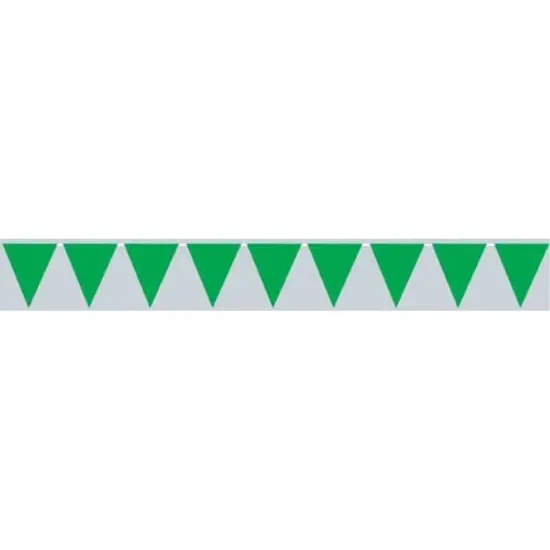 Green Pennant Banner (Pack Of 12) {1}