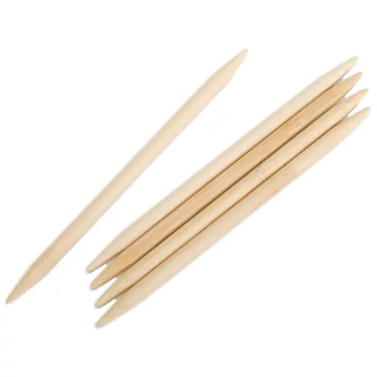 Takumi Bamboo Double Point Knitting Needles 7" 5/Pkg-Size 11/8mm {2}