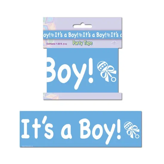 It's A Boy! Party Tape (Pack of 12) {1}