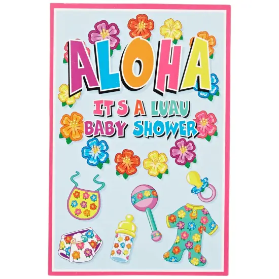 Hula Baby Invitations (Pack of 12) {1}