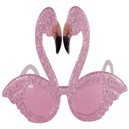 Glittered Flamingo Fanci-Frames (Pack of 6) {1}