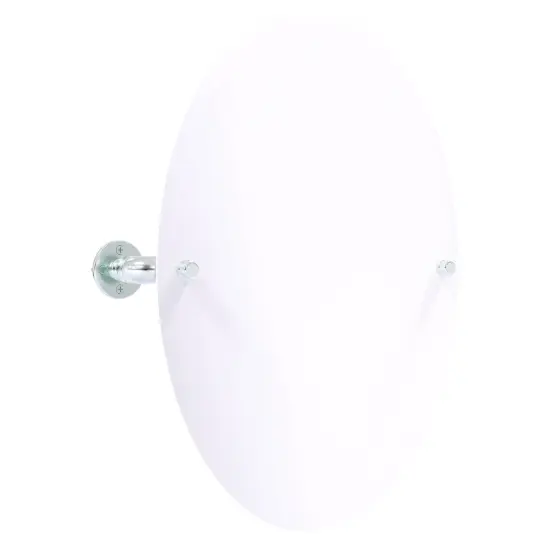 Pipeline Collection Frameless Oval Wall Mounted Tilt Mirror {1}