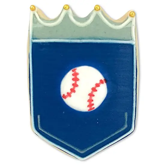 Castle Royal Banner Cookie Cutter 3.75 in, CookieCutter.com, Tin Plated Steel, Handmade in the USA {2}