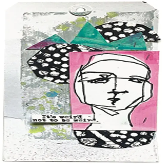 Dina Wakley Media White Tags-#8 {2}