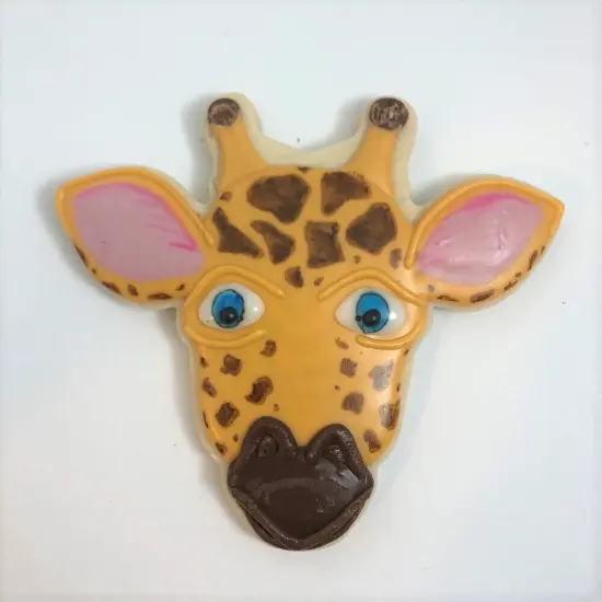 Giraffe Face Cookie Cutter 4.25 in B1578, CookieCutter.com, Tin Plated Steel, Handmade in the USA {3}