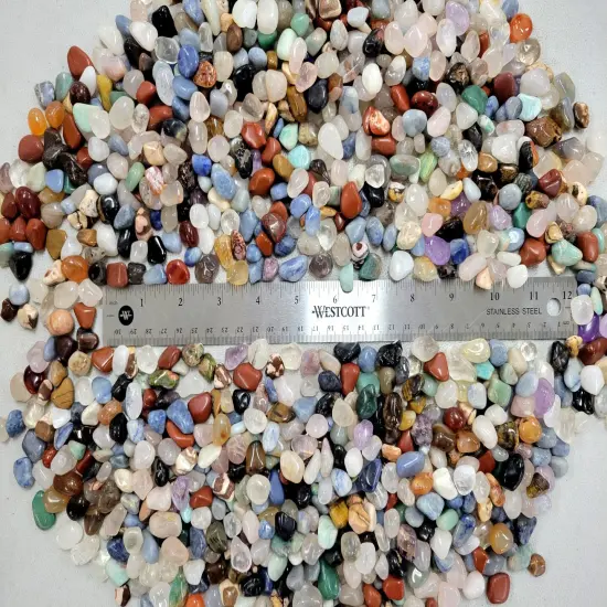 Mini Tumbled Stone Crystals Bulk - Brazilian Mix {5}